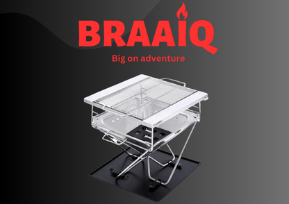 BraaiQ Stainless Steel Foldable Braai